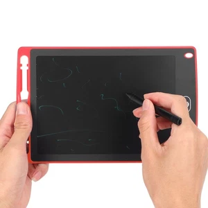 Red 8.5in LCD Writing Tablet Writing Pad Board Drawing Display Board For Kid SET - Afbeelding 1 van 12