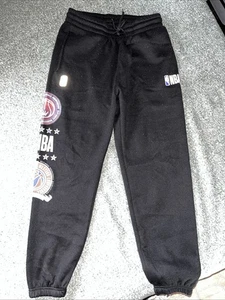 NBA Men’s Black Jogger Sweatpants Eastern Western Conference Social Club Reflect - Picture 1 of 4