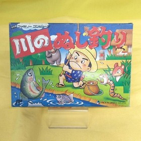 Kawa no Nushi Tsuri Famicom FC Pack-In-Video Nintendo Japanese Ver.