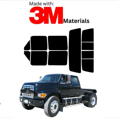 Tinte de ventana precortado para Ford F800 4 puertas 90-98 color estable cerámica hecho con 3M Foto 1 de 4