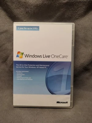 Windows Live One Care All-In-One Security & Performance Service With Product Key - Image 1 of 4