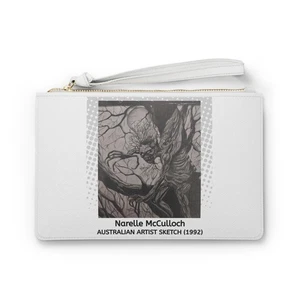 Artistic Sketch Clutch Bag - Musice Sketch Design, Women's [...] - Picture 1 of 5