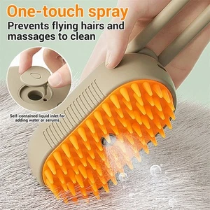 1PC Cat Steam Brush - Rechargeable one touch spray - Easy Pet Grooming Brush - Picture 1 of 20