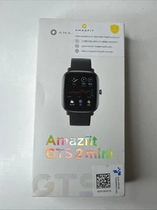 New & Sealed! Amazfit GTS 2 Black C Stainless Steel Case, Black - NIB! - Photo 1 sur 3