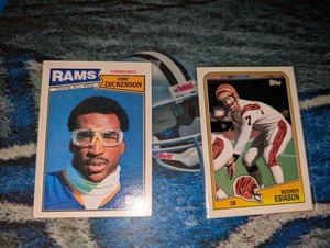 1987 Topps Eric Dickerson, #146, Los Angeles Rams 🐏& 🐅Boomer Esiason 🐅FREE SH - Picture 1 of 7