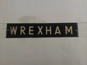 WREXHAM  - Wrexham June 1978 Bus Blind 30" GIFT FC - Picture 1 of 15