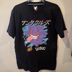 Pokémon x Santa Cruz Pokémon Gengar 3 SS Tee - Medium - DeadStock - Picture 1 of 4