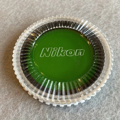 Nikon 52mm Green X1 Chrome Camera Lens Filter Vintage - Image 1 of 4