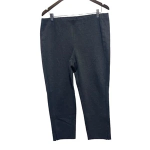 J Jill Hose Damen L Petite Grau Ponte Slim Leg Stretch Pull On Gummizug Knöchel - Bild 1 von 9