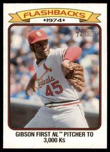 2023 Topps Heritage Flashbacks #BF-6 Bob Gibson  St. Louis Cardinals Baseball 