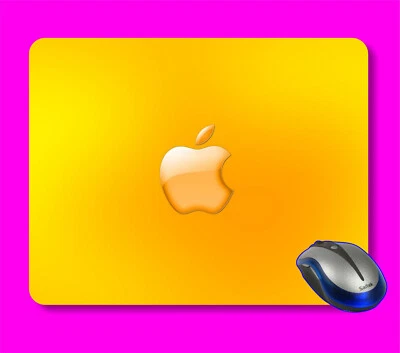 Gaming Mouse Mat Pad Non-Slip Rectangle Mousepad Designs For Computer apple 119 - Image 1 of 4