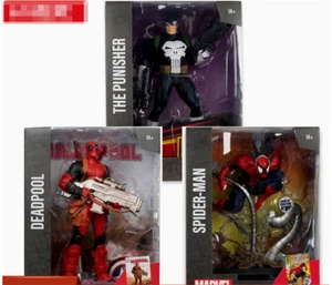 McFarlane Marvel Deadpool Spider Man Punisher 1/6 Figura Juguetes Estatua Coleccionable - Imagen 1 de 11