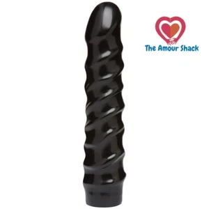 Brand New 8 Inch Vac-U-Lock Codeblack Raging Hard Ons Black Dildo sex toy  - Picture 1 of 2