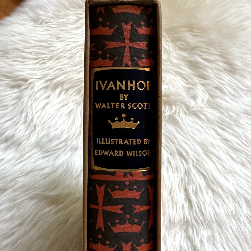 Ivanhoe by Walter Scott with Sandglass Hardcover in Slipcase The Heritage Press Foto 1 de 4