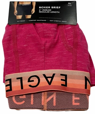 Новый с Ярлыками AMERICAN EAGLE боксера краткое белье Sz M-L-XL 6» внутренний шов различных цветов #16A - Изображение 1 из 4