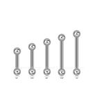 2pcs. 16g Tiny 2mm Ball Surgical Steel Barbell Eyebrow Ears Tragus Piercing
