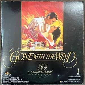 USED GONE WITH THE WIND - 1939 LASERDISC 2-LD / 3 SIDES PAN & SCAN 1:33 (ML10167 - Picture 1 of 3