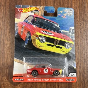 D4-51 HOT WHEELS REAL RIDERS - METAL/METAL - ALFA ROMEO GIULIA GTA - CAR CULTURE - Picture 1 of 3