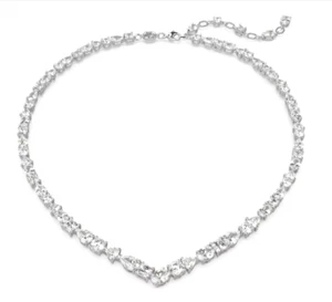 Swarovski 5665242 Collana Mesmera Taglio misto, Bianca, Placcato Rodio - Foto 1 di 5