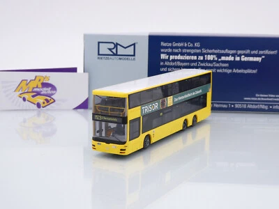 Rietze 67337 # MAN DL 05 Doppeldeckerbus " BVG Berlin - Trisor Uhren " 1:87 NEU - Bild 1 von 4