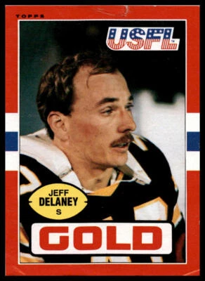 1985 Topps USFL #30 Jeff Delaney - Image 1 of 2