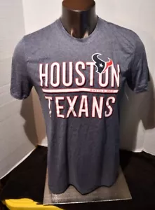T-Shirt NFL TEAM APPAREL Houston Texans Fußball grau hellbraun Herren L neu ohne Etikett - Bild 1 von 5