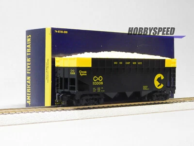 LIONEL AMERICAN FLYER CHESSIE (C&O) WOOD CHIP HOPPER #113308 S GAUGE 2219262 NEW - Image 1 of 4