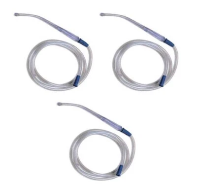 CARDINAL HEALTH Curity Yankauer Oral Suction Tip With 6 Foot Tubing Sterile Vented - Pack of 3
