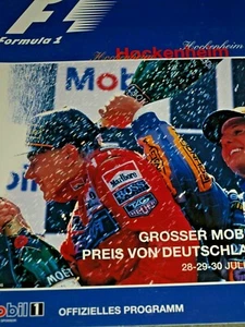 DEUTSCHER GROSSER PRIX HOCKENHEIM F1 PROGRAMM 1995 MICHAEL SCHUMACHER MIKA HAKKINEN - Bild 1 von 1