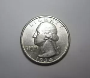1934-P Double Die Obverse Washington Quarter - Picture 1 of 5