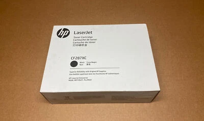 Genuine HP CF287XC  CF287X  87X HIGH YIELD Black Toner HP Laserjet M506 M527F - image 1 of 2