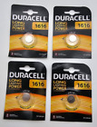 4 X Duracell Cr1616 3V Lithium Cell Batteries Retail Packed