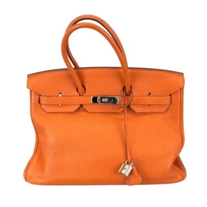 HERMES Birkin 35 ▢N刻 Handbag Japan ookura - Picture 1 of 14