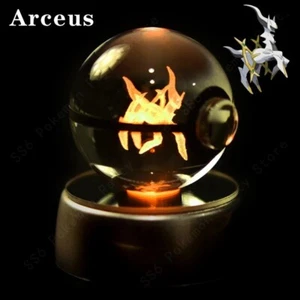 3D LED Crystal Ball Anime Light – Glass Figure - Arceus - Lamp Gift - Picture 1 of 7