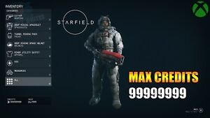 Starfield - (Xbox)Max crédits, points de compétence, Digipicks, packs de médicaments et munitions, etc.