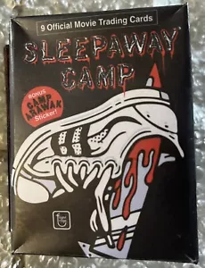 Juego completo de tarjetas coleccionables Fright Rags Sleepaway Camp con pegatinas + extras - Imagen 1 de 4