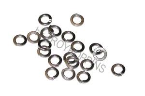 20-SS #8 ID CERRADURA CERRADURA DIVIDIDA LAVADORAS ACERO INOXIDABLE 18-8 SUJETADORES HARDWARE CUSHMAN - Imagen 1 de 1