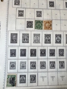 Francobolli Bolivia, 80+ in album MH e usati, compresi francobolli di valore superiore - Foto 1 di 17