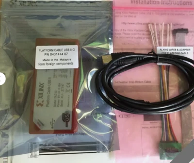 Xilinx Platform Cable USB Programmer HW-USB-II-G DLC10 HW-USB-I-G DLC9G - Image 1 of 2