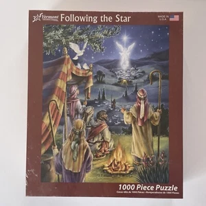 Following The Star, Vermont Christmas Company Puzzle, 1000pc Jigsaw Puzzle - Foto 1 di 5