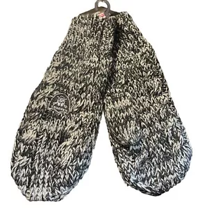 NFL Las Vegas Raiders Guantes Tejidos Unisex Talla Única Negro Plata Logotipo Nuevo - Imagen 1 de 5