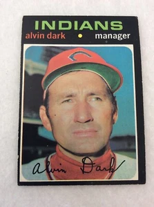 1971 Topps Baseball Card Alvin Dark Indians #397 NM Combined Shipping - Picture 1 of 2