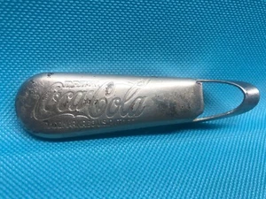 Coca Cola Bottle Opener Antique Style Solid Metal Patina Soda Vg Shoe Horn Style - Picture 1 of 7