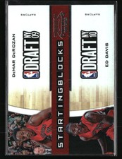 Demar Derozan/Ed Davis 2010-11 Playoff Contenders Patches Starting Blocks #11