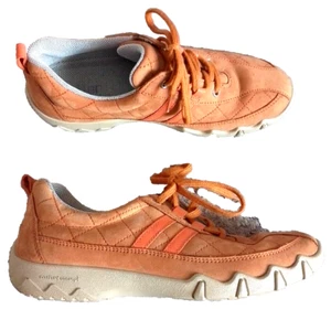 HOTTER LEANNECOMFORT CONCEPT ORANGE SUEDE TRAINERS SHOES UK 4.5 STD EURO 37.5 - Picture 1 of 15