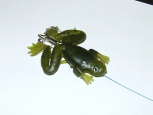 5 x SEÑUELOS DE RANA DE GOMA MORTAL ALAMBRE TRAZA GANCHOS AGUDOS LUCIO CURSO DE PESCA - Imagen 1 de 1