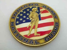 INDIANA ARMY NATIONAL GUARD CHALLENGE COIN