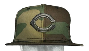 New Era MLB Cincinnati Reds Camometal Camouflage 59FIFTY Fitted Hat, Cap, New - Picture 1 of 15