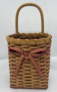 Gewebter Korb Wandtasche Wohndeko 10 x 5,5 cm Landhaus Landhausstil - Bild 1 von 12