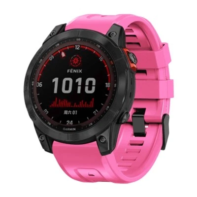 Correa de silicona para reloj Garmin Fenix E 8 7 7X Solar 6 6X Pro 5X Epix 2 Foto 1 de 4